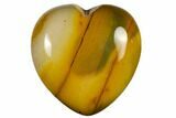 1.5" Polished Mookaite Jasper Heart - Photo 3